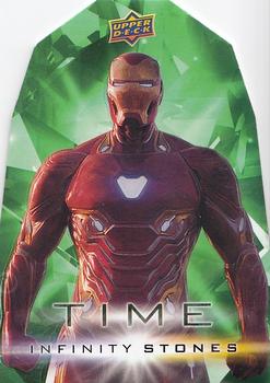 2018 Upper Deck Marvel Avengers Infinity War - Infinity Stones Time Die Cut #GT5 Iron Man Front
