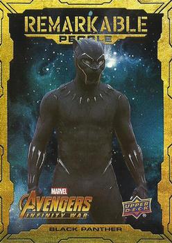 2018 Upper Deck Marvel Avengers Infinity War - Remarkable People #RP4 Black Panther Front