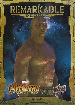2018 Upper Deck Marvel Avengers Infinity War - Remarkable People #RP13 Drax Front