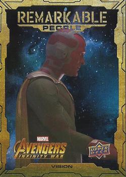 2018 Upper Deck Marvel Avengers Infinity War - Remarkable People #RP16 Vision Front