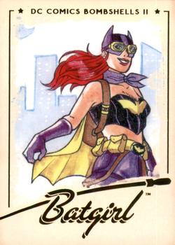 2018 Cryptozoic DC Bombshells Series 2 - Gold Deco Foil #59 Batgirl Front
