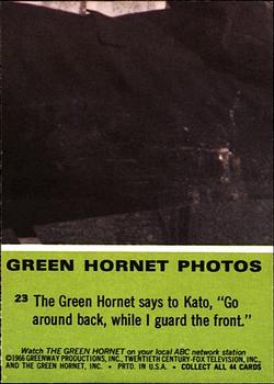 1966 Donruss The Green Hornet #23 The Green Hornet says to Kato, 