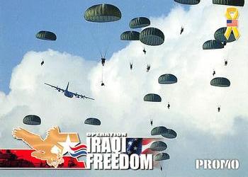 2003 Limited Treasures Operation Iraqi Freedom Promos #P5 C-130 Hercules Front