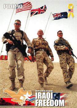 2003 Limited Treasures Operation Iraqi Freedom Promos #P6 The Coalition of the Willing Front