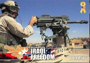 2003 Limited Treasures Operation Iraqi Freedom Promos #P7 MK 19 40MM Grenade Machine Gun Front