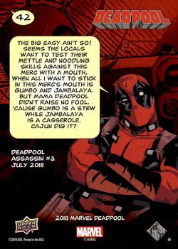 2019 Upper Deck Marvel Deadpool #42 Low Profile Back