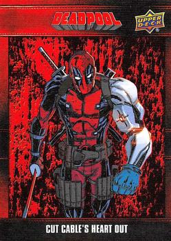 2019 Upper Deck Marvel Deadpool #124 Cut Cable's Heart Out Front