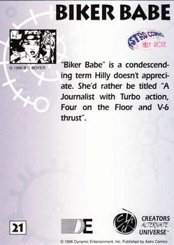 1996 Dynamic Entertainment Creators Alternate Universe #21 Biker Babe Back