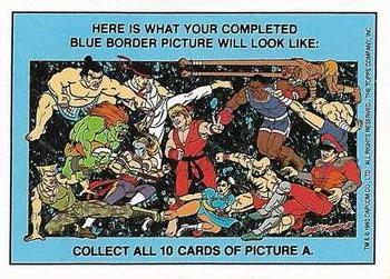 1993 Topps Street Fighter II - Stickers #6 Guile Back