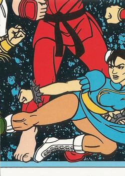 1993 Topps Street Fighter II - Stickers #9 Ryu Back