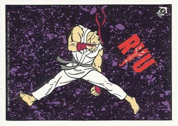 1993 Topps Street Fighter II - Stickers #9 Ryu Front