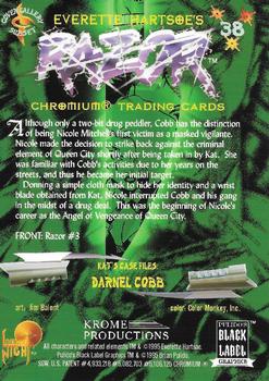 1995 Krome Products - (Everette Hartsoe's) Razor Chromium #38 Darnel Cobb Back