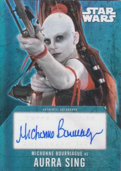 2016 Topps Star Wars Evolution - Autographs #NNO Michonne Bourriague Front