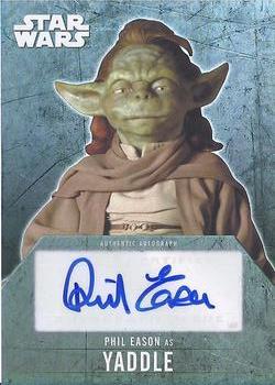 2016 Topps Star Wars Evolution - Autographs #NNO Phil Eason Front