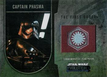 2016 Topps Star Wars Evolution - Commemorative Flag Patch #NNO Captain Phasma Front