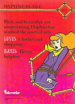 2002 Inkworks Scooby-Doo Movie - Lenticular Cards #L-4 Daphne Blake Back