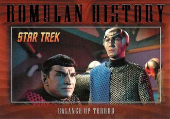 2002 Rittenhouse Star Trek: Nemesis - Romulan History #R1 Balance of Terror Front