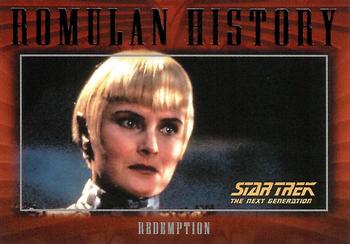 2002 Rittenhouse Star Trek: Nemesis - Romulan History #R10 Redemption Front