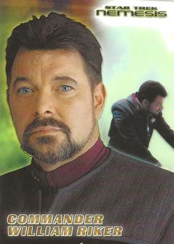 2002 Rittenhouse Star Trek: Nemesis - Casting Call Cels #CC5 Jonathan Frakes Front