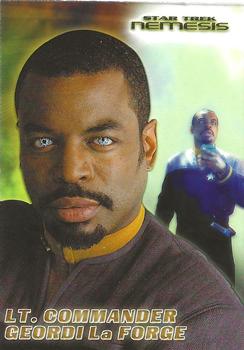 2002 Rittenhouse Star Trek: Nemesis - Casting Call Cels #CC6 LeVar Burton Front