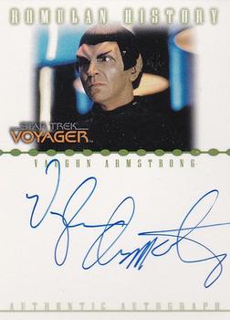 2002 Rittenhouse Star Trek: Nemesis - Romulan History Autographs #RA10 Vaughn Armstrong Front