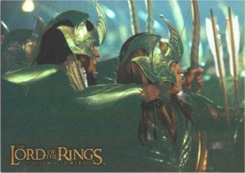 2002 Topps Lord of the Rings: The Two Towers - Prismatic Foil #5 Easterling Archers Front