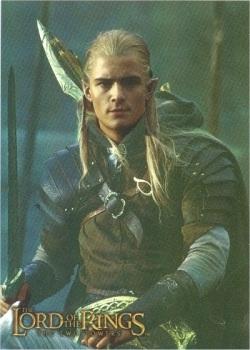 2002 Topps Lord of the Rings: The Two Towers - Prismatic Foil #10 Legolas Front