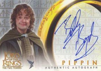 2002 Topps Lord of the Rings: The Two Towers - Autographs #NNO Billy Boyd Front