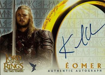 2002 Topps Lord of the Rings: The Two Towers - Autographs #NNO Karl Urban Front