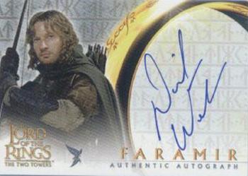 2002 Topps Lord of the Rings: The Two Towers - Autographs #NNO David Wenham Front