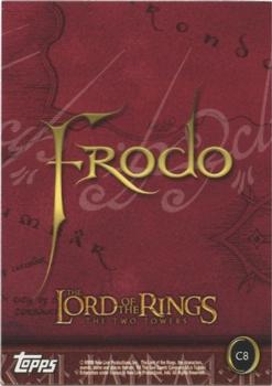 2002 Topps Lord of the Rings: The Two Towers - Album Exclusive Cards #C8 Frodo Back