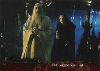 2002 Topps Lord of the Rings: The Two Towers - Promos #P1 The Legend Returns! Front