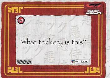 2002 ArtBox Samurai Jack - Japanese Chrome #JP3 Samurai Jack: What trickery is this? Back