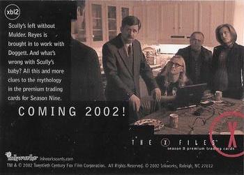 2002 Inkworks X-Files Season 8 - Box Loader #XBL2 Doggett Back
