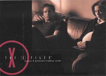 2002 Inkworks X-Files Season 8 - Box Loader #XBL3 Mulder / Scully Front