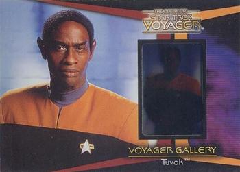 2002 Rittenhouse The Complete Star Trek: Voyager - Voyager Gallery Cels #G9 Tuvok Front