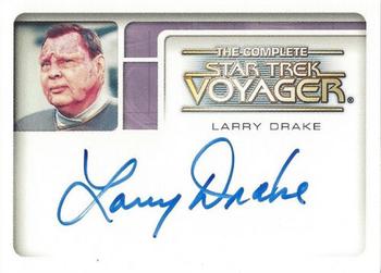 2002 Rittenhouse The Complete Star Trek: Voyager - Autographs #A9 Larry Drake Front