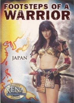 2002 Rittenhouse Xena Beauty & Brawn - Footsteps of a Warrior #FW3 Japan Front