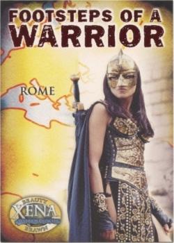 2002 Rittenhouse Xena Beauty & Brawn - Footsteps of a Warrior #FW8 Rome Front