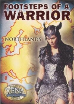 2002 Rittenhouse Xena Beauty & Brawn - Footsteps of a Warrior #FW9 Northlands Front