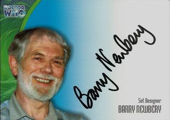 2002 Strictly Ink Doctor Who The Definitive Series 3 - Autographs #AU18 Barry Newbery Front