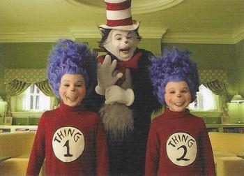 2003 Comic Images The Cat in the Hat - Promos #P1 Cat with Thing 1 & Thing 2 Front