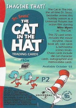 2003 Comic Images The Cat in the Hat - Promos #P2 Cat driving Back