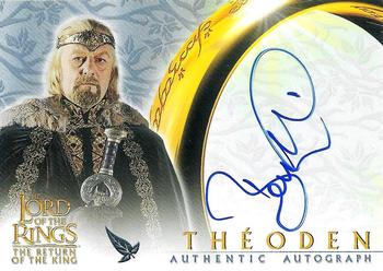 2003 Topps Lord of the Rings: The Return of the King - Autographs #NNO Bernard Hill Front