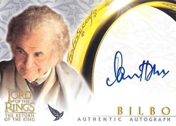 2003 Topps Lord of the Rings: The Return of the King - Autographs #NNO Ian Holm Front