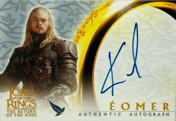 2003 Topps Lord of the Rings: The Return of the King - Autographs #NNO Karl Urban Front