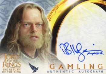 2003 Topps Lord of the Rings: The Return of the King - Autographs #NNO Bruce Hopkins Front