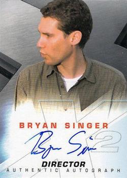 2003 Topps X2: X-Men United - Autographs #NNO Bryan Singer Front