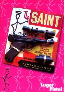 2003 Cards Inc. Best of the Saint - Saintly Merchandise Foil #SM4 Luger Pistol: Toys Front
