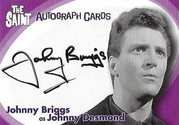 2003 Cards Inc. Best of the Saint - Autographs #SA10 Johnny Briggs Front